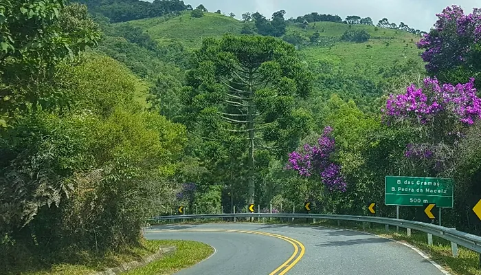 A Rio-Santos, estrada de acesso a Paraty