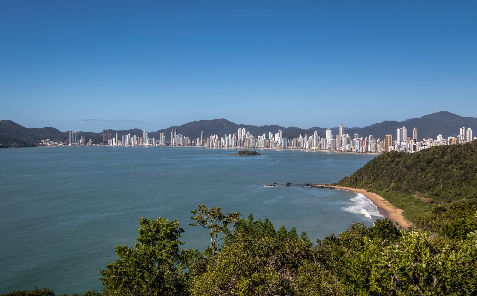 Paisagem de Balneário Camboriú