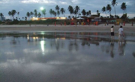 Praia de Jaguaribe, em Salvador