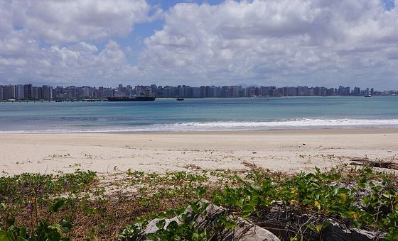 Praia Mansa, em Fortaleza