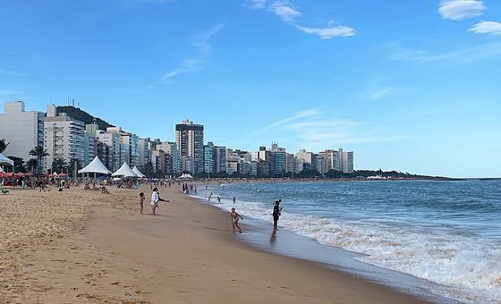 Praia da Costa, em Vila Velha