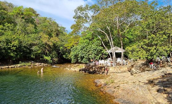 Cachoeira das Araras, em Pirenópolis