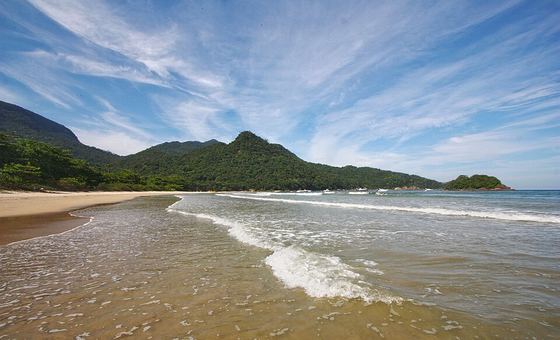 Praia de Dois Rios, em Angra dos Reis